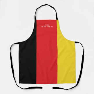 カスタム文字のドイツ旗の色 エプロン