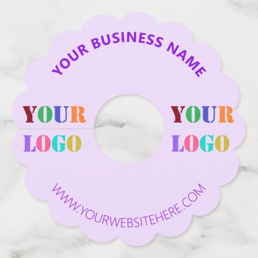 カスタム文字のロゴとワイングラスのラベル色を選択 ワイングラスタグ (裏面)