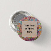 カスタム文字または写真 缶バッジ (正面&裏面)