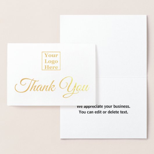 カスタム文字をロゴの中に入れました 箔カード (ディスプレー)