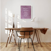 カスタム文字を追加しはっきりしたたピンクグランジ色 ポスター