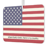 カスタム文字アメリカンフラッグカー カーエアーフレッシュナー (左)