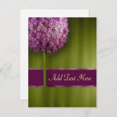 カスタム文字イベント及び結婚式招待状 インビテーションポストカード (正面/裏面)