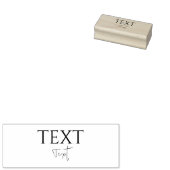 カスタム文字ウッドスタンプ ラバースタンプ (押印)