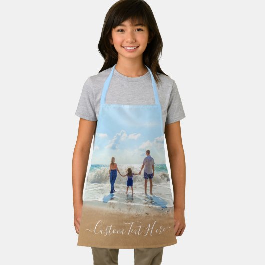 カスタム文字エプロン家族の写真ギフト エプロン (インサイチュ)