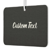 カスタム文字オン黒と白 カーエアーフレッシュナー (左)