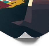 カスタム文字カスカイスポルトガル ポスター (角)