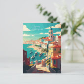 カスタム文字カスカイスポルトガル ポストカード (スタンド正面)