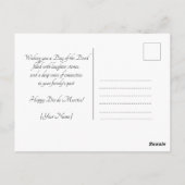 カスタム文字💀カラフルディーアデムエルトス ポストカード (裏面)