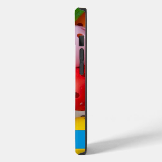 カスタム文字カラフルピックボールiphone 14 Case-Mate iPhoneケース (裏面 / 左)
