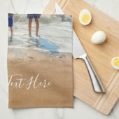 カスタム文字キッチンタオル – 自分のデザイン キッチンタオル (四つ折り)