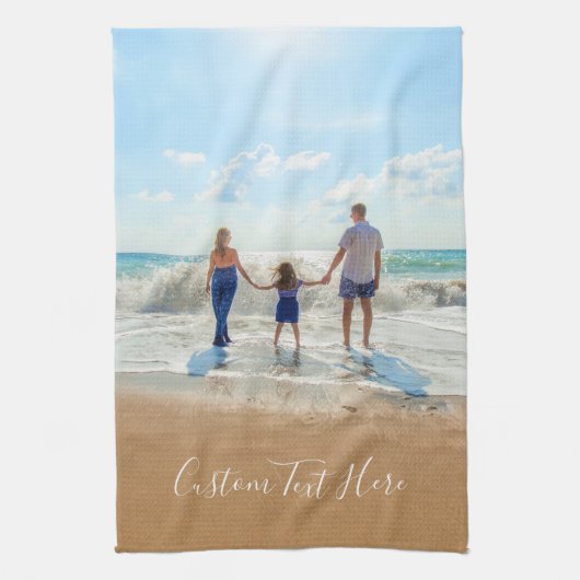 カスタム文字キッチンタオル – 自分のデザイン キッチンタオル (縦)