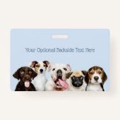 カスタム文字キュートパピー バッジ (裏面)