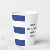 カスタム文字キューバ国旗 紙コップ (裏面)