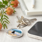 カスタム文字キーチェーンあなたの家族の写真ママ キーホルダー (側面)