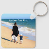 カスタム文字キーチェーンあなたの家族の写真ママ キーホルダー (裏面)