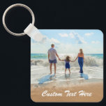 カスタム文字キーチェーンデザイン – 夏 キーホルダー<br><div class="desc">カスタム写真と文字ユニーク – あなた自身のデザイン – 家族/友パーソナライズされた人または個人的なギフト – あなたのテキストと写真を追加 – カスタマイズツールで要素のサイズ変更と移動！</div>