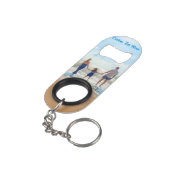 カスタム文字キーチェーンボトルオープナーギフト キーホルダー栓抜き (裏面アングル)