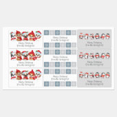 カスタム文字クリスマス/祝日ラベル ラベル (シート)