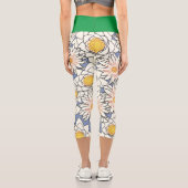 カスタム文字グモダン鮮やかリーとフローラ カプリレギンス (裏面)