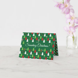 カスタム文字グリーン💚💔🤍赤テニス白 カード