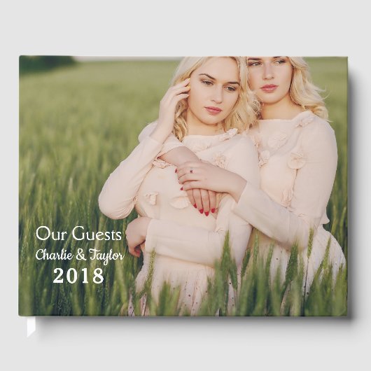 カスタム文字ゲストブック ゲストブック (正面)