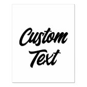 カスタム文字ゴム印 ラバースタンプ (インプリント)