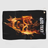 カスタム文字ゴルフタ最高のオルの追加 ゴルフタオル (横)