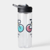カスタム文字サイクリング ウォーターボトル (右面)