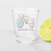 カスタム文字サイクリング ショットグラス (裏面)