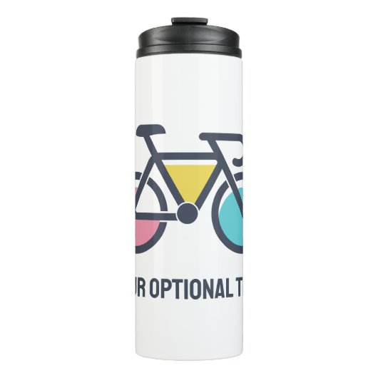 カスタム文字サイクリング タンブラー (正面)