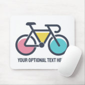 カスタム文字サイクリング マウスパッド (マウス)