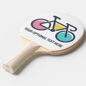 カスタム文字サイクリング 卓球ラケット (正面アングル)