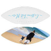 カスタム文字サッカーあなたの家族の写真ママ アメリカンフットボール (パネル)