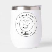 カスタム文字シェフのハットビジネスロゴ (左面)