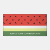 カスタム文字スイカ模様 デスクマット (正面)