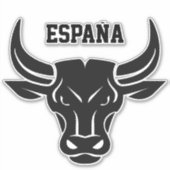 カスタム文字スタイル化ブル シール (正面)