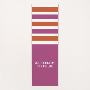 カスタム文字ストライプパターンヨガマット ヨガマット