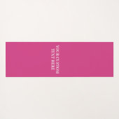 カスタム文字ストライプパターンヨガマット ヨガマット (裏面(横))