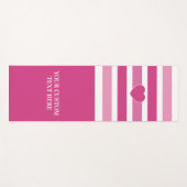 カスタム文字ストライプパターンヨガマット ヨガマット (正面(横))