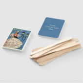 カスタム文字スペインのヴィンテージ旅行手ファンセット ハンドファン (組立なし)