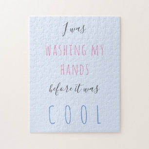 カスタム文字タイポグラフィ検疫ユーモアおもしろい ジグソーパズル