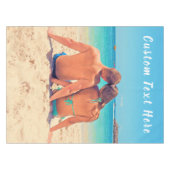 カスタム文字タベルクロス愛の写真ギフト テーブルクロス (正面(横))