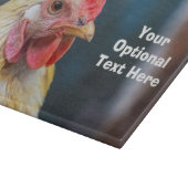 カスタム文字チキン カッティングボード (角)