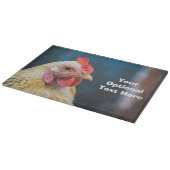 カスタム文字チキン カッティングボード (角)