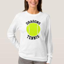 カスタム文字チーム名またはテニス女子Tシャツ