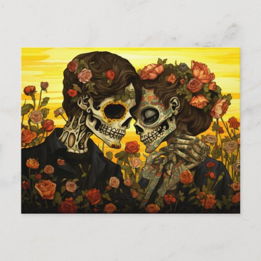 カスタム文字💀ディーアデムエルトス ポストカード (正面)