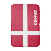 カスタム文字デンマーク国旗 バスマット (正面縦)