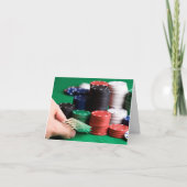 カスタム文字トランプのポーカーグリーティングカード カード (正面)