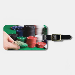 カスタム文字トランプのポーカー ラゲッジタグ